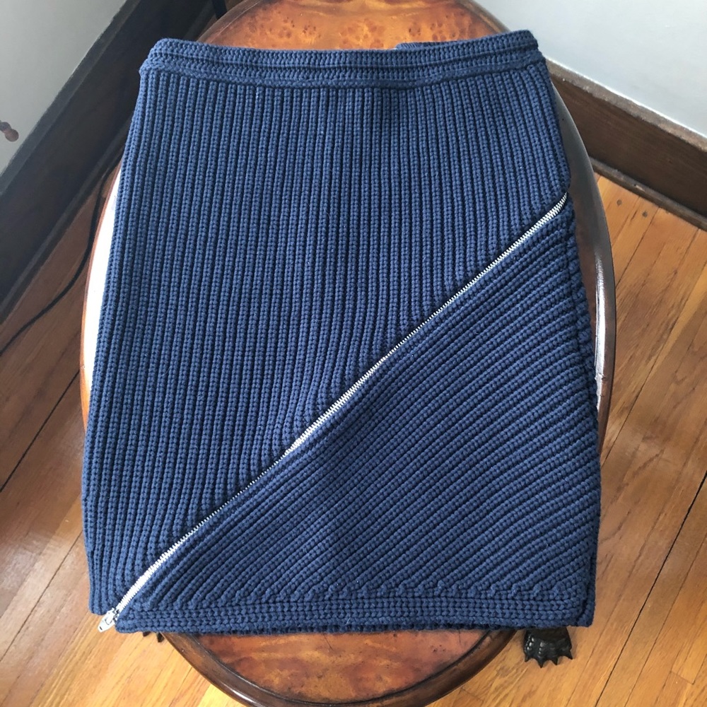 Alexander Wang Zip Peel Away Skirt XS NWOT